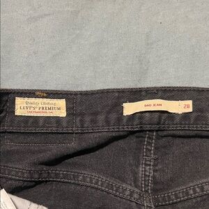 Levi's Women's Black Dad Jeans